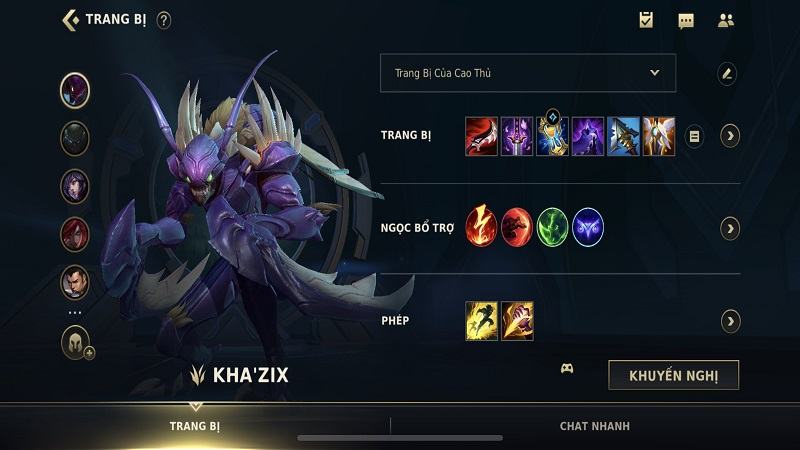 Bộ trang Bị sốc sát thương của Kha’Zix