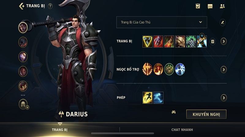 Trang bị tăng tốc chạy và hồi máu tốt