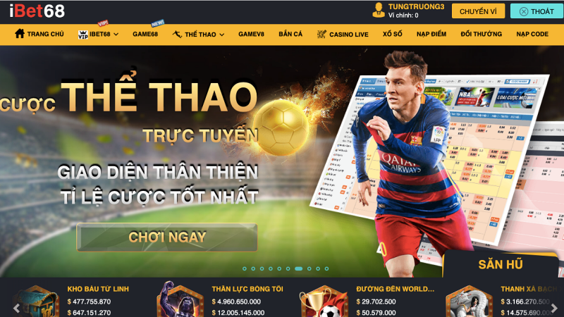 Cược thể thao với giao diện thân thiện, tỷ lệ ăn đứt thị trường hiện nay