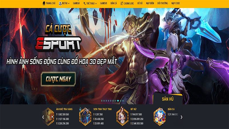 Xu hướng cá cược Esport đã có mặt trên nền tảng ibet68